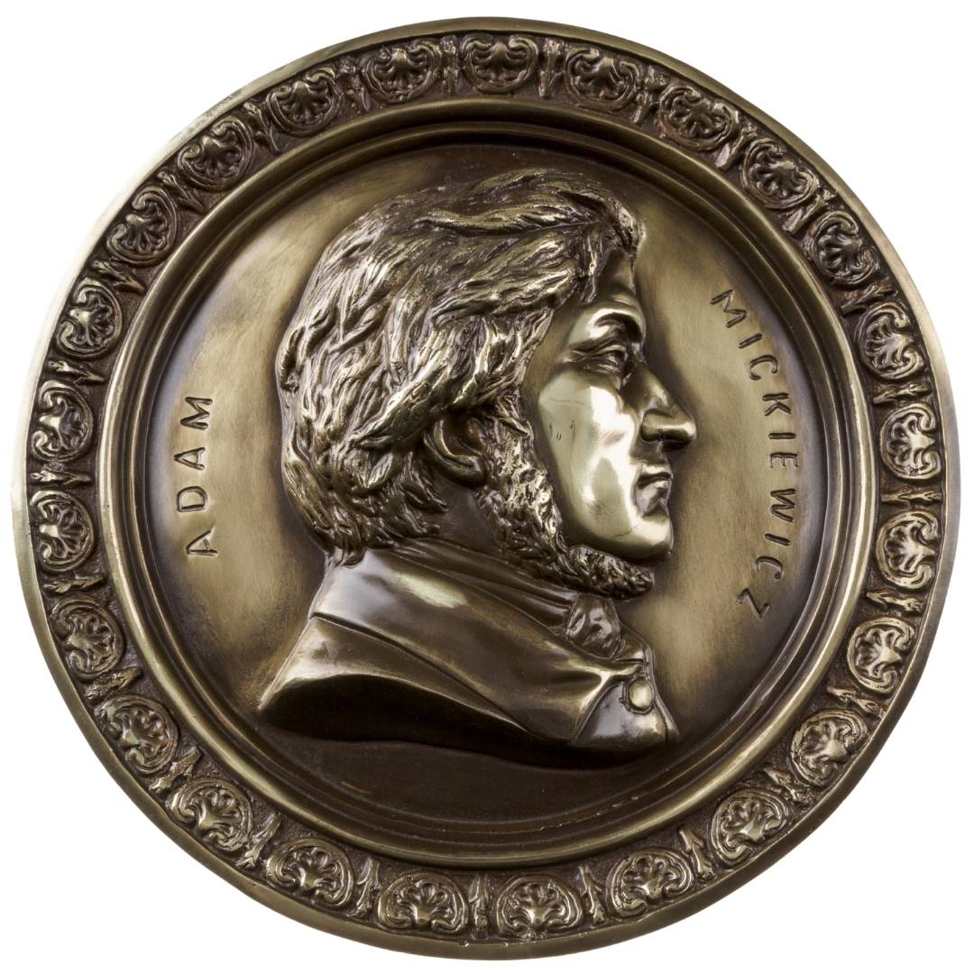Medalion Adam Mickiewicz A1