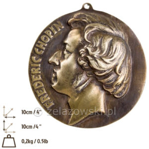 Medalion Fryderyk Chopin A12