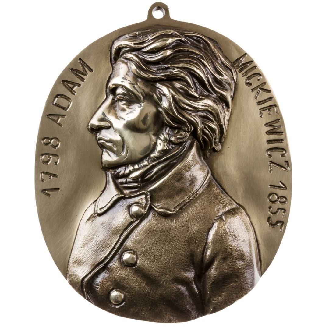 Medalion Adam Mickiewicz A2