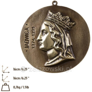 Medalion Królowa Jadwiga A21