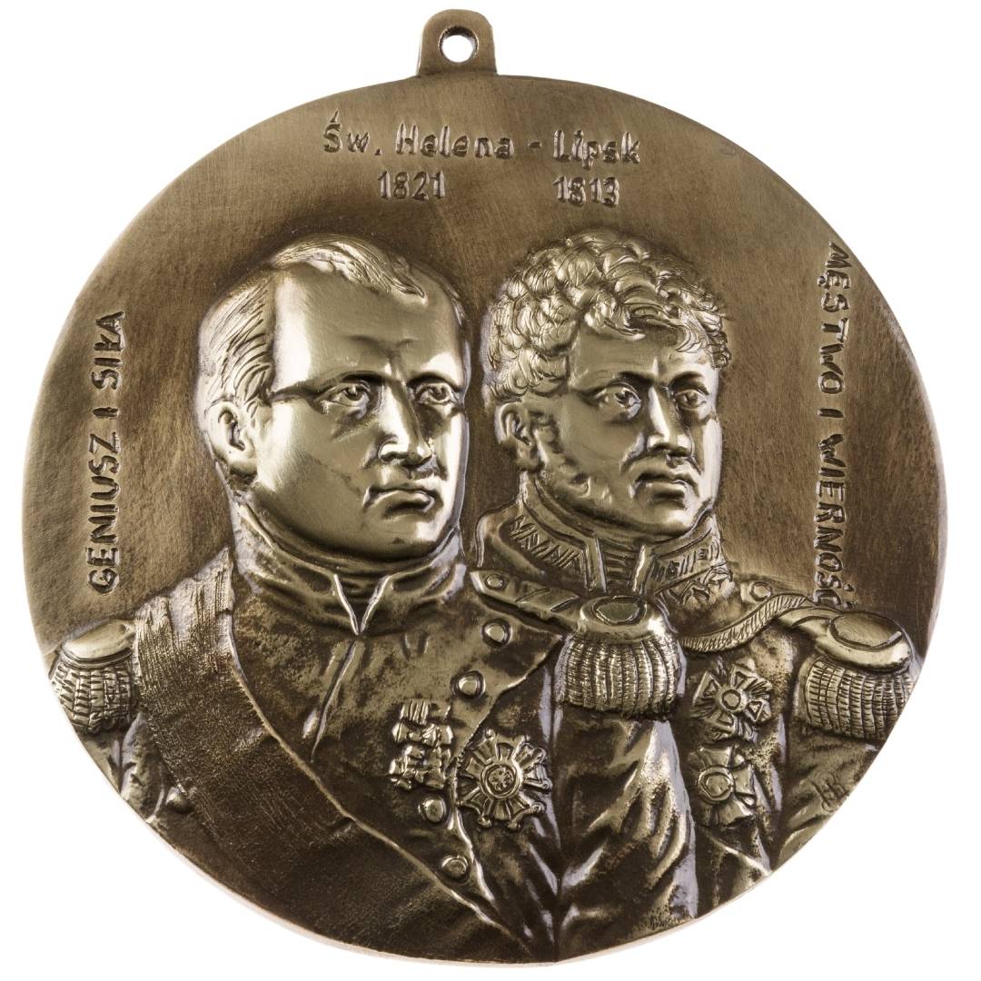 Medalion Napoleon i Car Aleksander A22