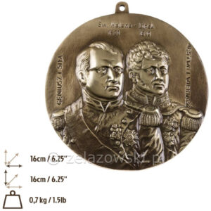 Medalion Napoleon i Car Aleksander A22