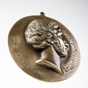 Medalion Adam Mickiewicz A3