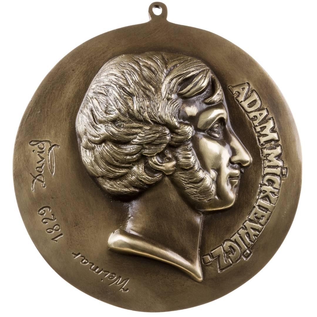 Medalion Adam Mickiewicz A3