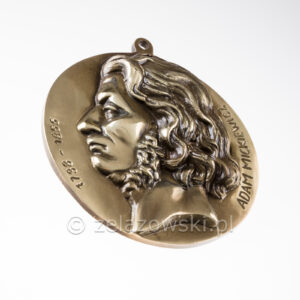 Medalion Adam Mickiewicz A4