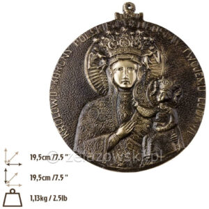 Medalion z Matką Boską M17