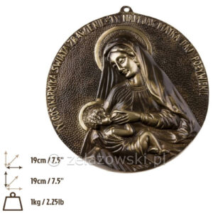 Medalion Matka Boska M18