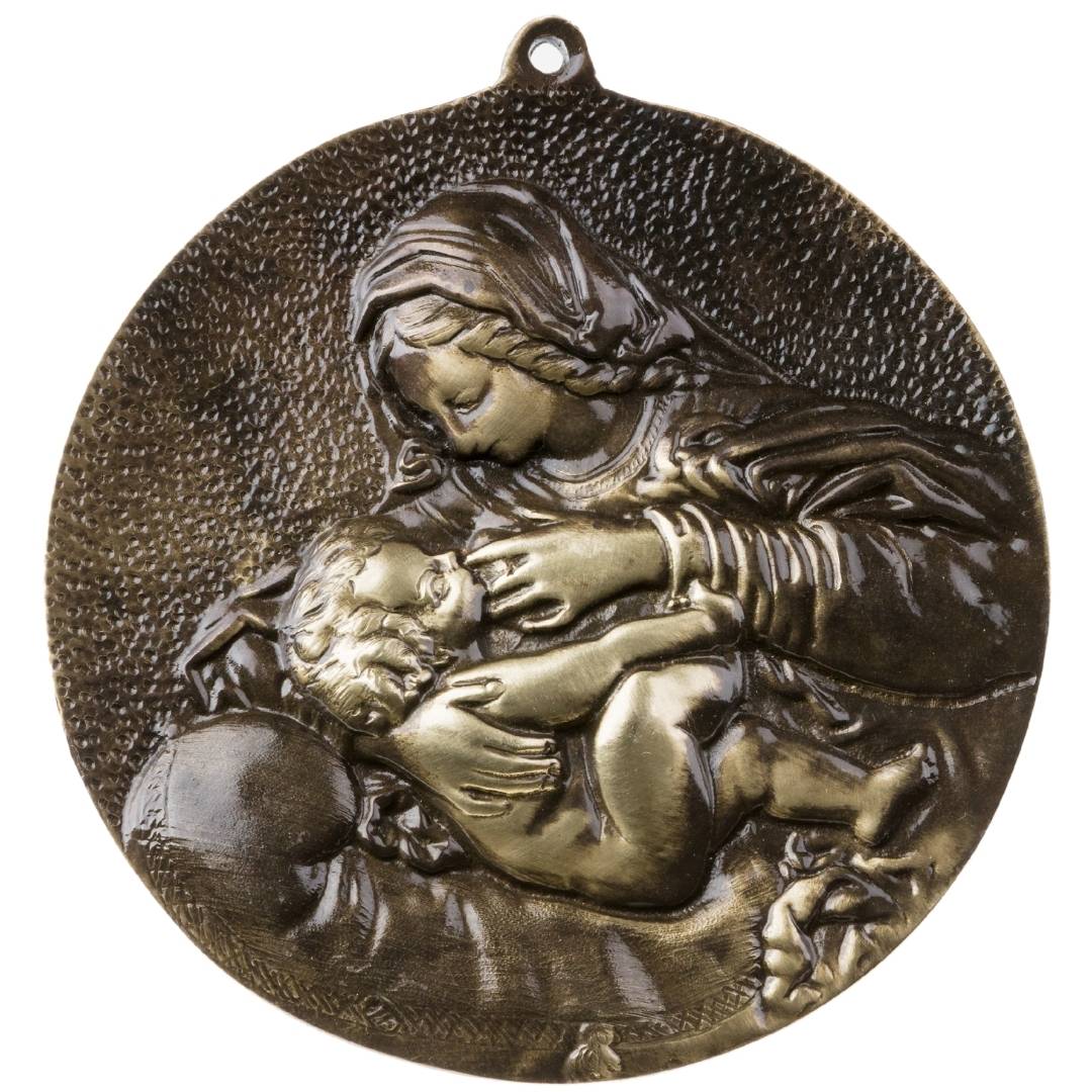 Medalion Matka Boska z Dzieciątkiem M26