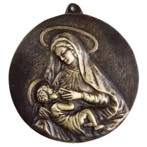 Medalion Matka Boska z Dzieciątkiem M27