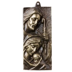 Medalion Józef Maryja i Jezus M30