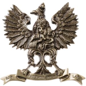 Medalion Matka Boska Królowa Polski M32