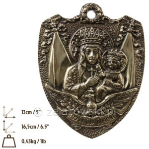 Medalion Matka Boska Królowa Polski M33