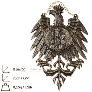 Medalion Matka Boska Królowa Polski M43
