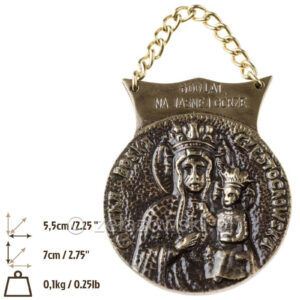 Medalion Matka Boska Królowa Polski M46