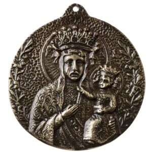 Medalion Matka Boska Królowa Polski M50