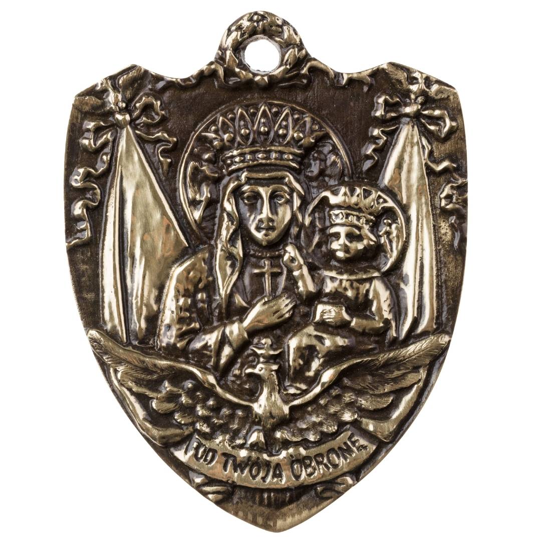 Medalion Matka Boska Królowa Polski M53