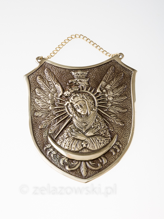 Medalion Matka Boska Królowa Polski M65