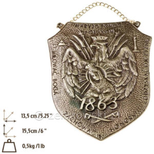 Medalion Matka Boska Powstanie Styczniowe 1863 M66