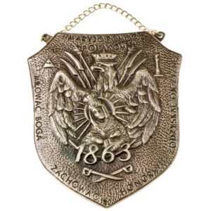 Medalion Matka Boska Powstanie Styczniowe 1863 M66