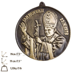 Medalion z Papieżem M8