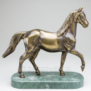 Figura Koń Z27 Mosiężna Statuetka