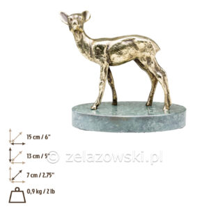 Figura Sarenka Z32 Mosiądz