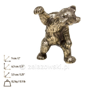 Figura Niedźwiadek Z60 Mosiądz