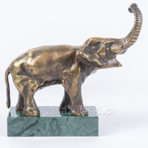Figura Słoń Z9 Rzeźba z Mosiądzu