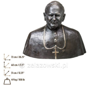 Popiersie Papież Jan Paweł II P1