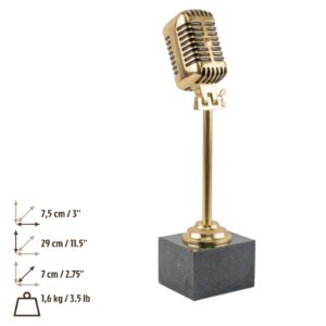 Statuetka Złoty Mikrofon S32