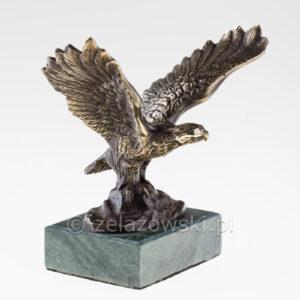 Figura Orzeł Z76 Mała Rzeźba z Mosiądzu