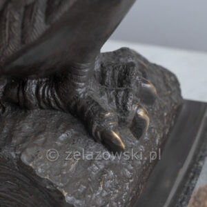 Figura Sowa Z79 Rzeźba z Mosiądzu