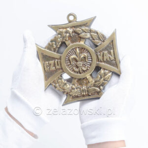 Medalion Krzyż Harcerski ME15 Mosiężny Do Powieszenia Na Ścianę